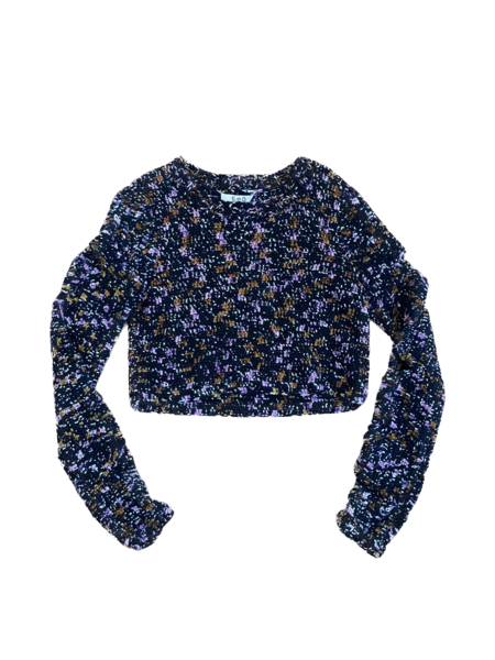 SEA NY CROCHET CUT OUT CERES SWEATER
