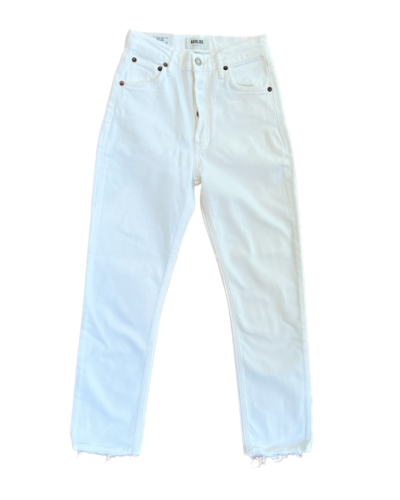 AGOLDE RILEY HIGHRISE STRAIGHT CROP
