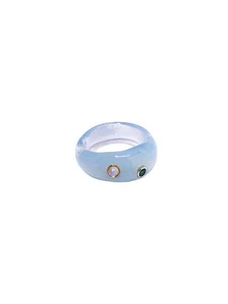 LIZZIE FORTUNATO MONUMENT RING SIZE 8