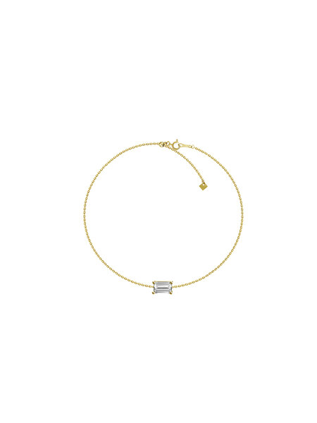 HENRI NOEL Emerald-Cut Diamond Bracelet
