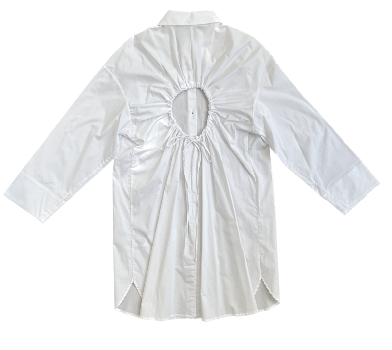 PROENZA SCHOULER WHITE LABEL LONG SLEEVE BUTTON DOWN SHIRT DRESS