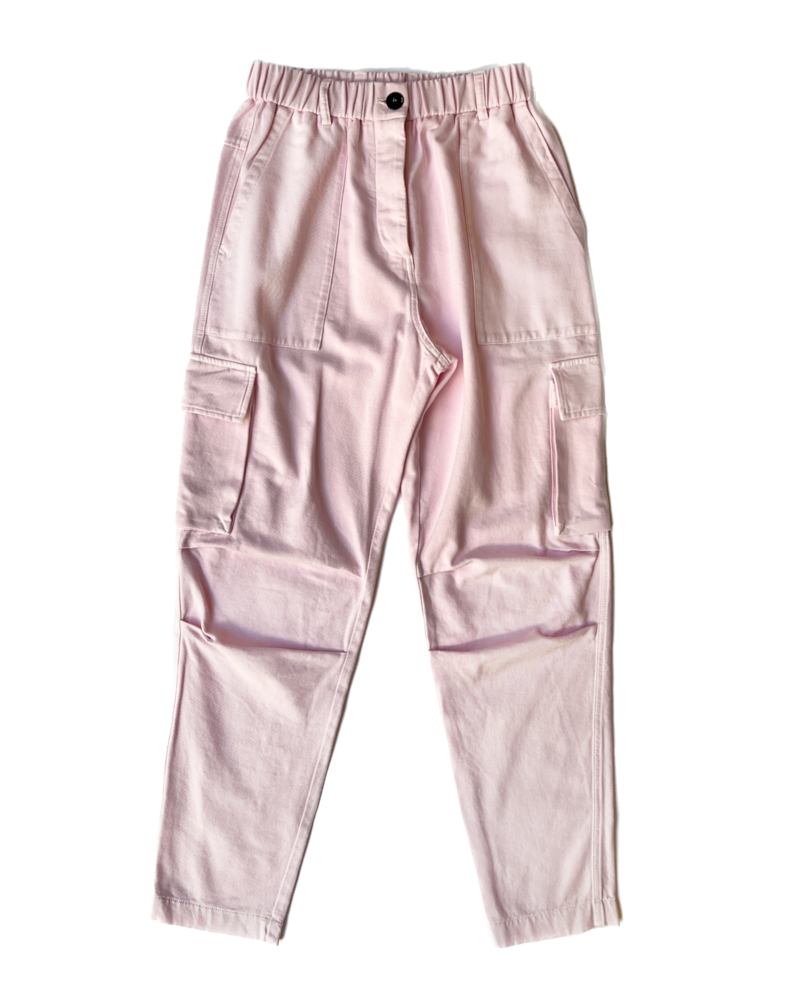 FORTE FORTE FROSTED COTTON CARGO PANT