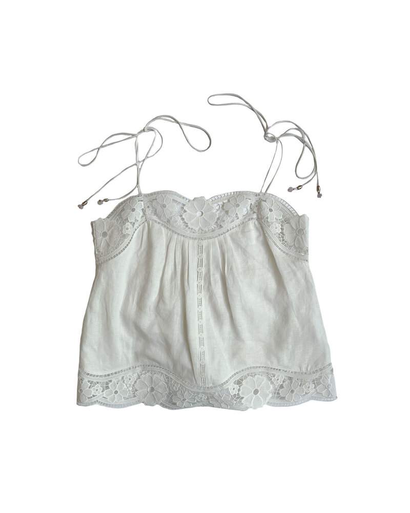 ZIMMERMANN AUGUST BRODERIE CAMI