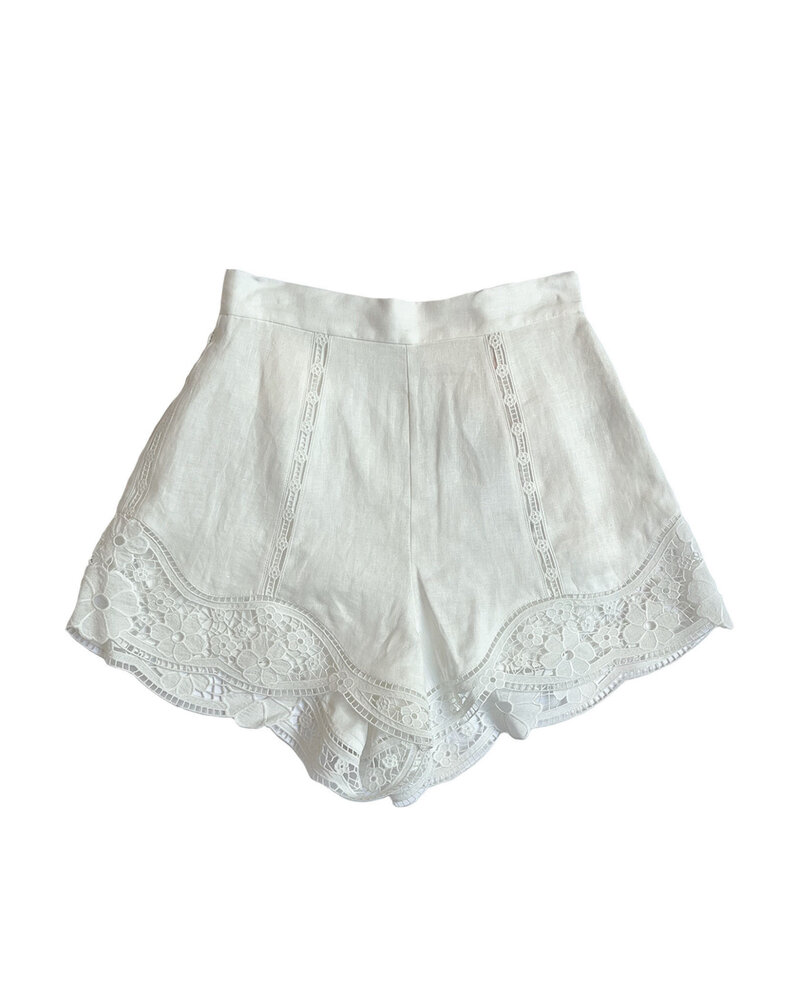 ZIMMERMANN AUGUST BRODERIE SHORT