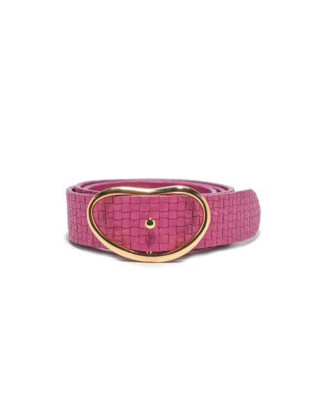 LIZZIE FORTUNATO WIDE GEORGIA WEAVE BELT