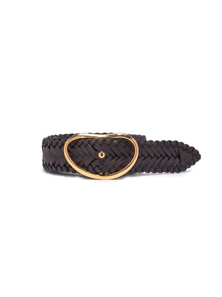 LIZZIE FORTUNATO WIDE GEORGIA WOVEN BELT