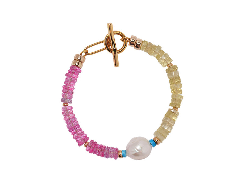 LIZZIE FORTUNATO ROCK CANDY BRACELET