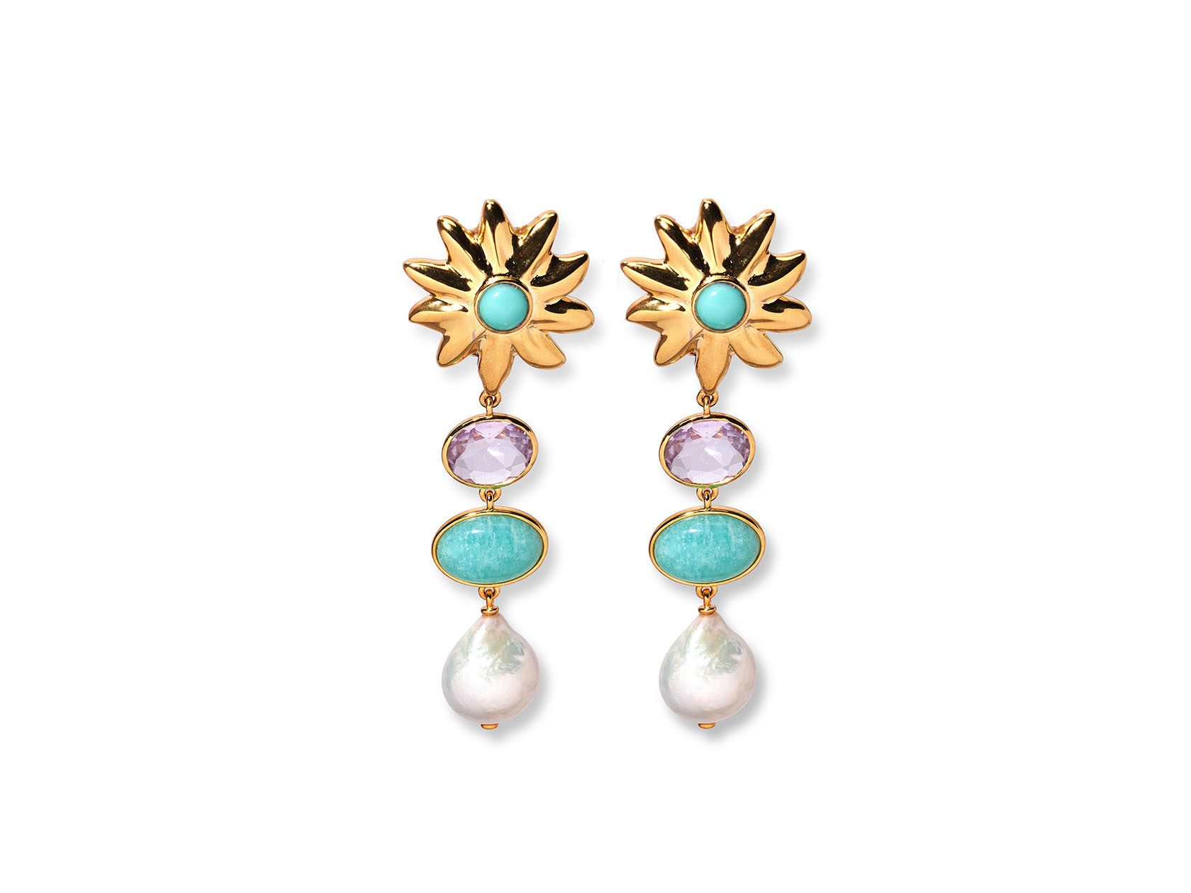 LIZZIE FORTUNATO APHRODITE EARRINGS - Poole Shop