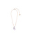 LIZZIE FORTUNATO MUSE PENDANT NECKLACE IN CLEAR