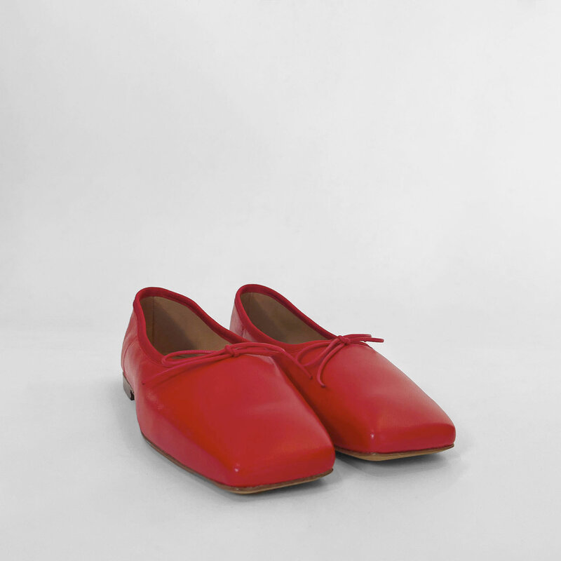 MANSUR GAVRIEL SQUARE TOE FLAT