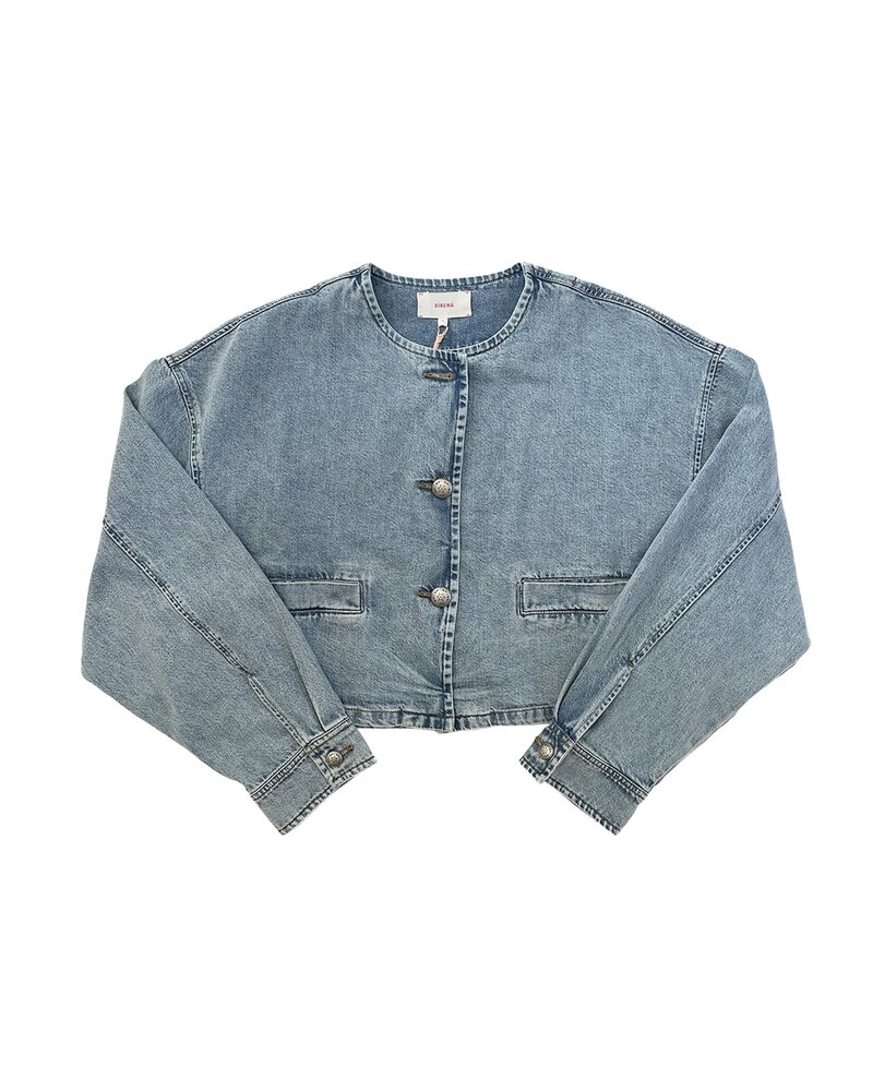 XIRENA PALEY DENIM CROP JACKET