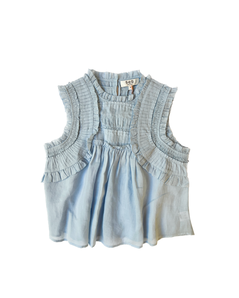 SEA NY COLE SMOCKED TANK TOP