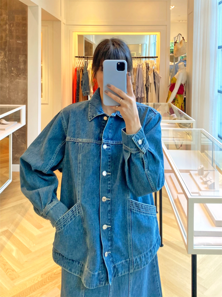 MERLETTE REVE BLUE DENIM JACKET