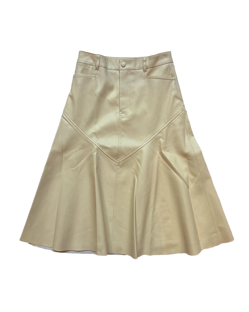 PSWL HIGH WAISTED FAUX LEATHER JESSE SKIRT