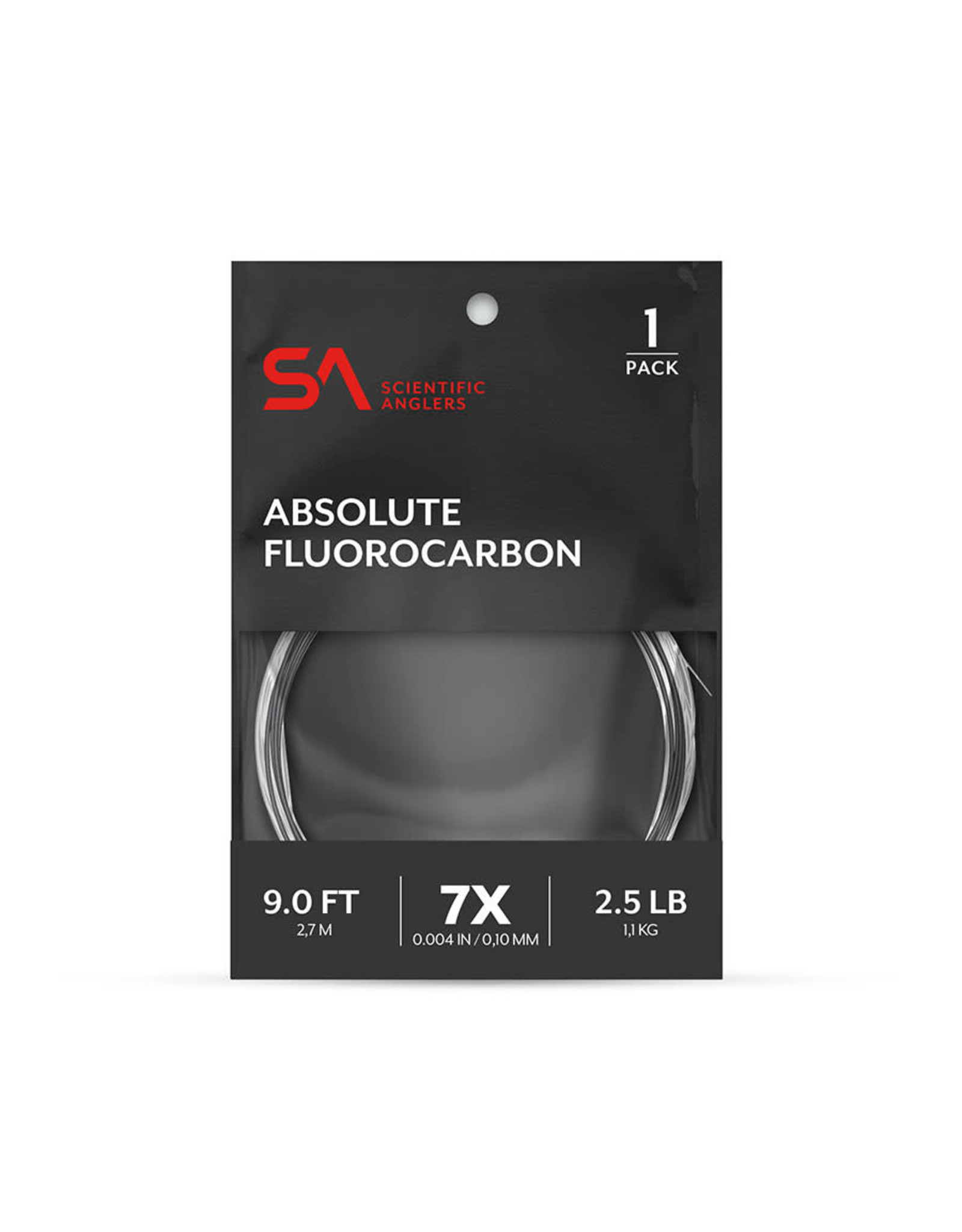 SCIENTIFIC ANGLERS Absolute Fluorocarbon Leader - 1 Pack