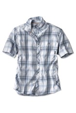 ORVIS Men's Aerated Plaid Short-Sleeved Camp Shirt
