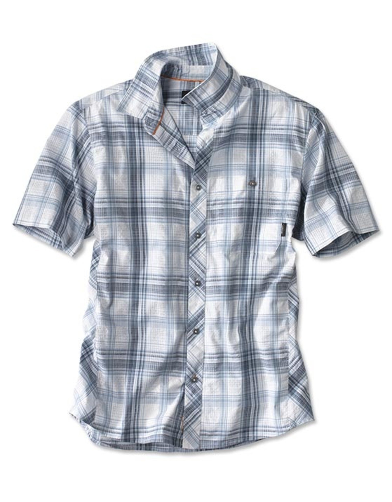 ORVIS Men's Aerated Plaid Short-Sleeved Camp Shirt