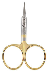 DR. SLICK Arrow Scissor, 3-1/2", Gold Loops, Curved