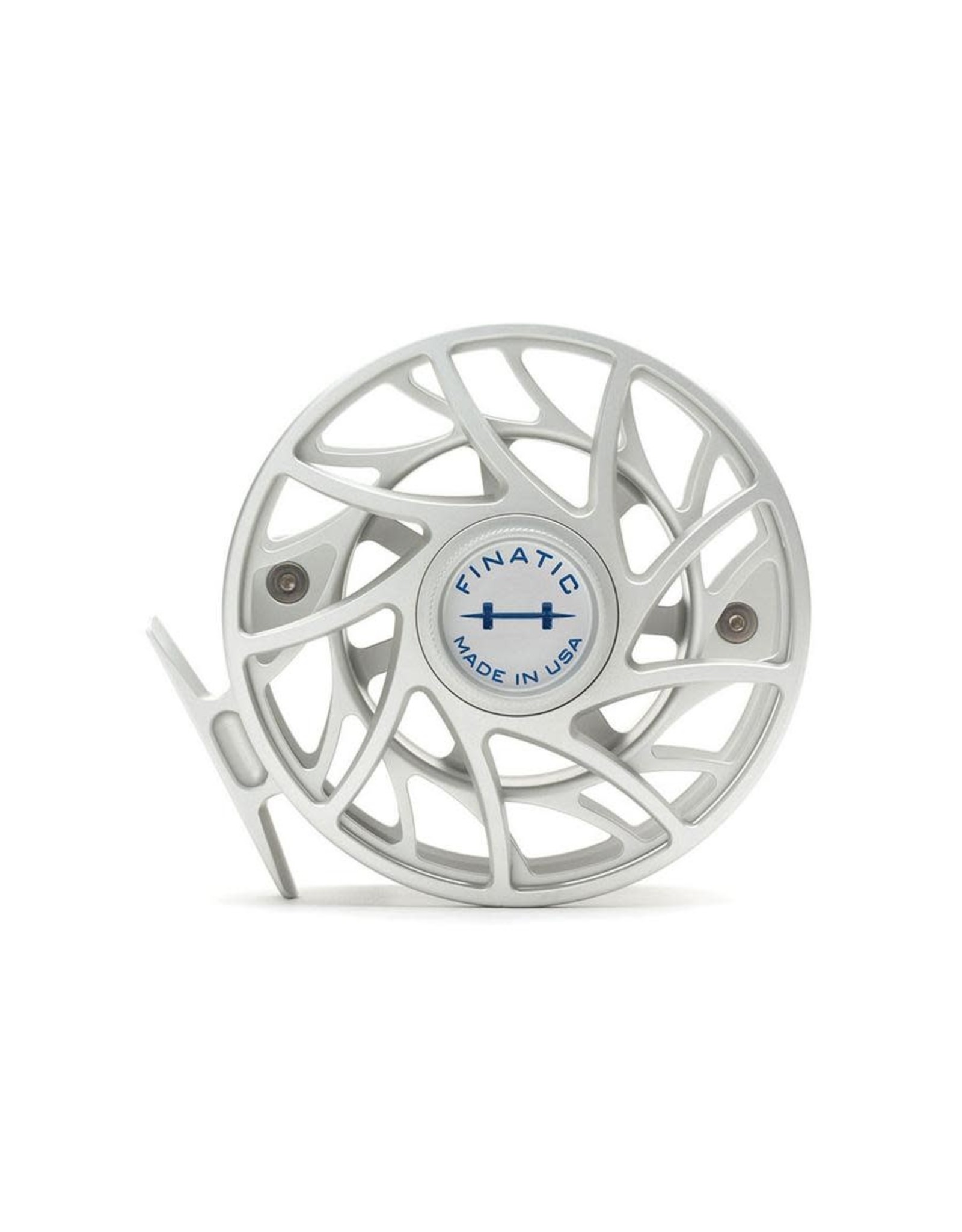 HATCH OUTDOORS 11 Plus Gen 2 Finatic Large Arbor Fly Reel - Clear/Blue