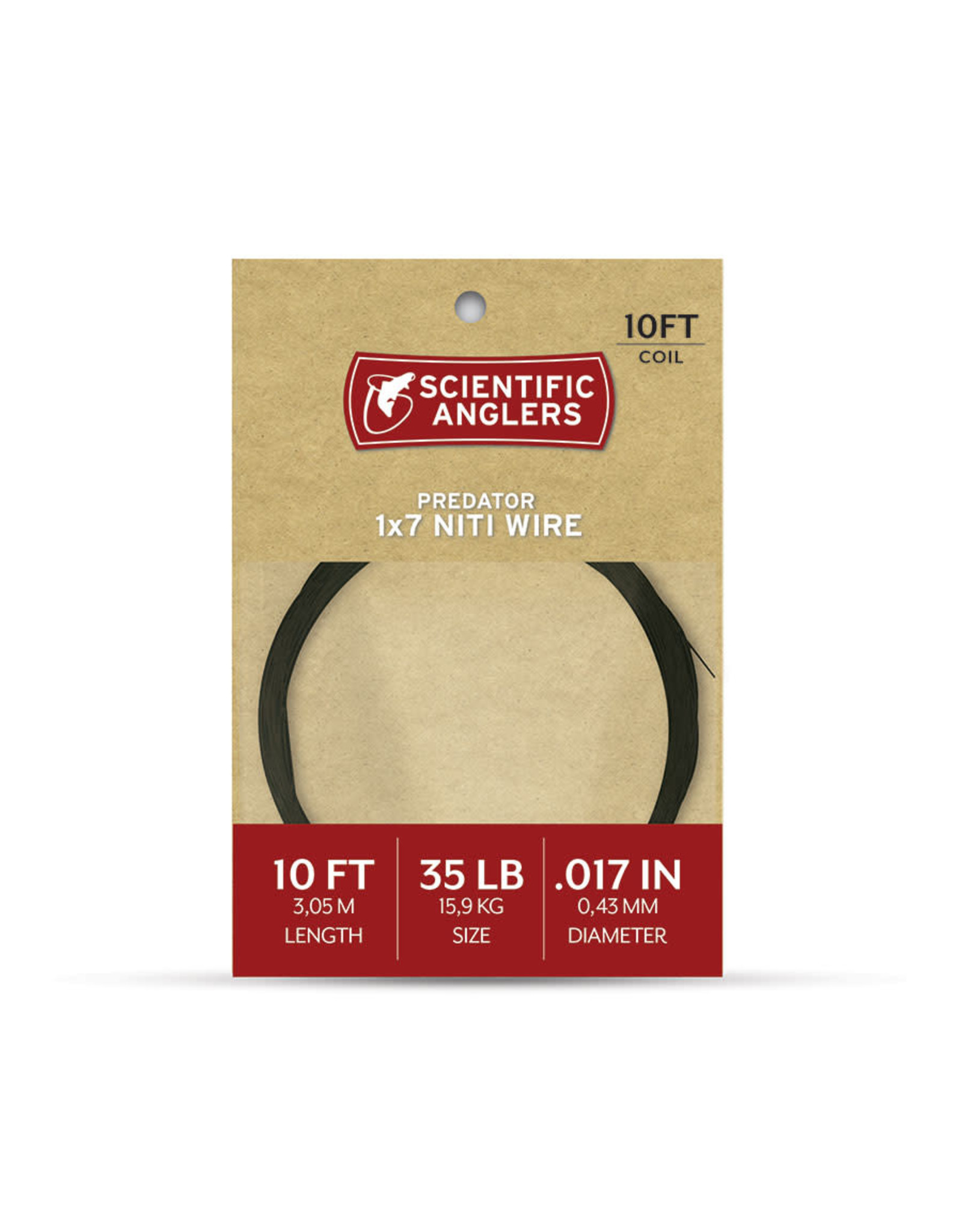 SCIENTIFIC ANGLERS Absolute Predator 35 LB  1x7 Nickel Titanium Wire