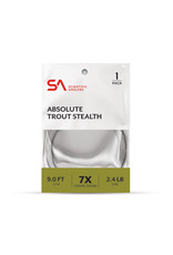 SCIENTIFIC ANGLERS Absolute Trout Stealth Leader - 1 Pack 9’