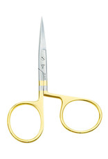 DR. SLICK All Purpose Scissor, 4", Twisted Loop, Gold Loops, Straight