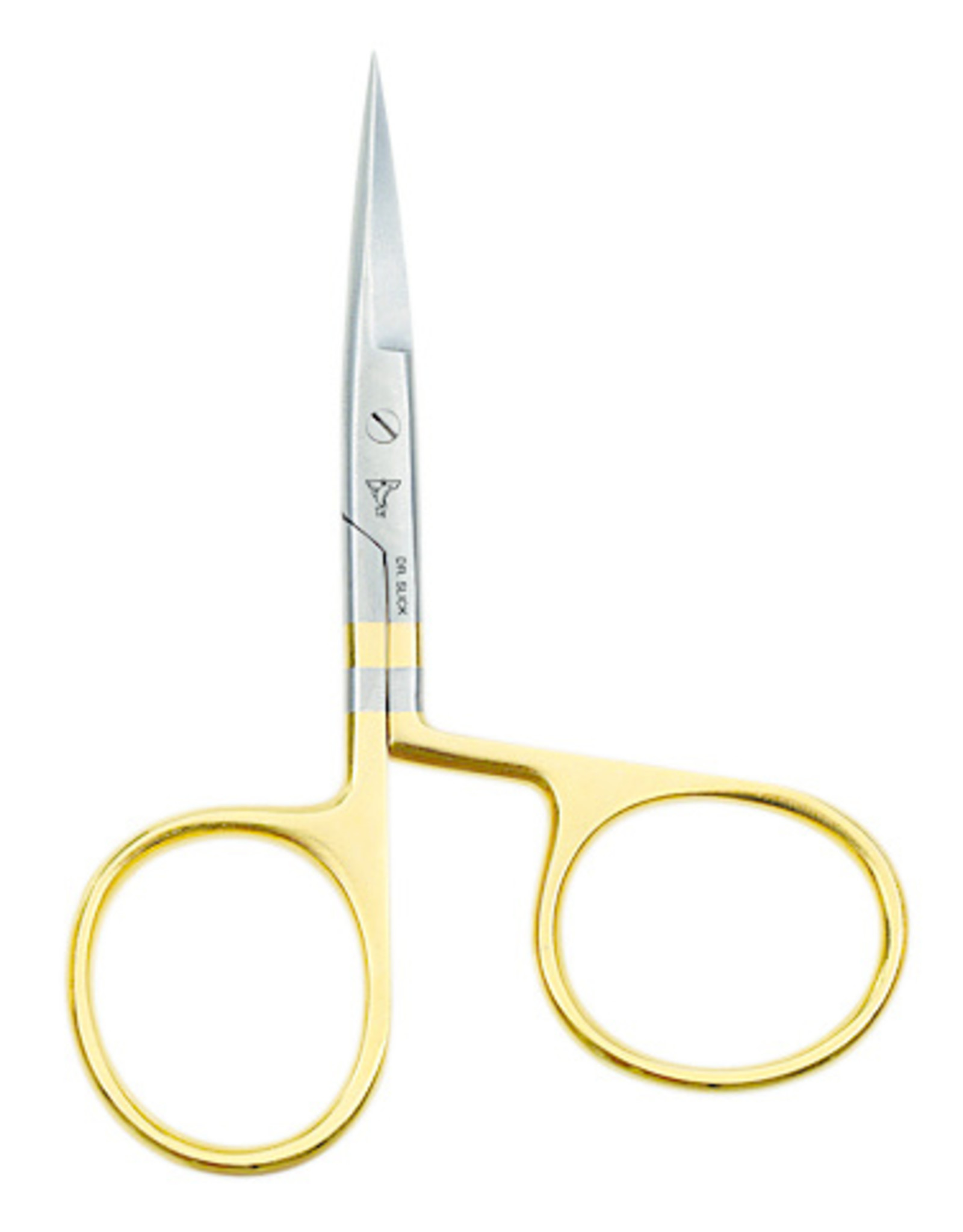 DR. SLICK All Purpose Scissor, 4", Twisted Loop, Gold Loops, Straight