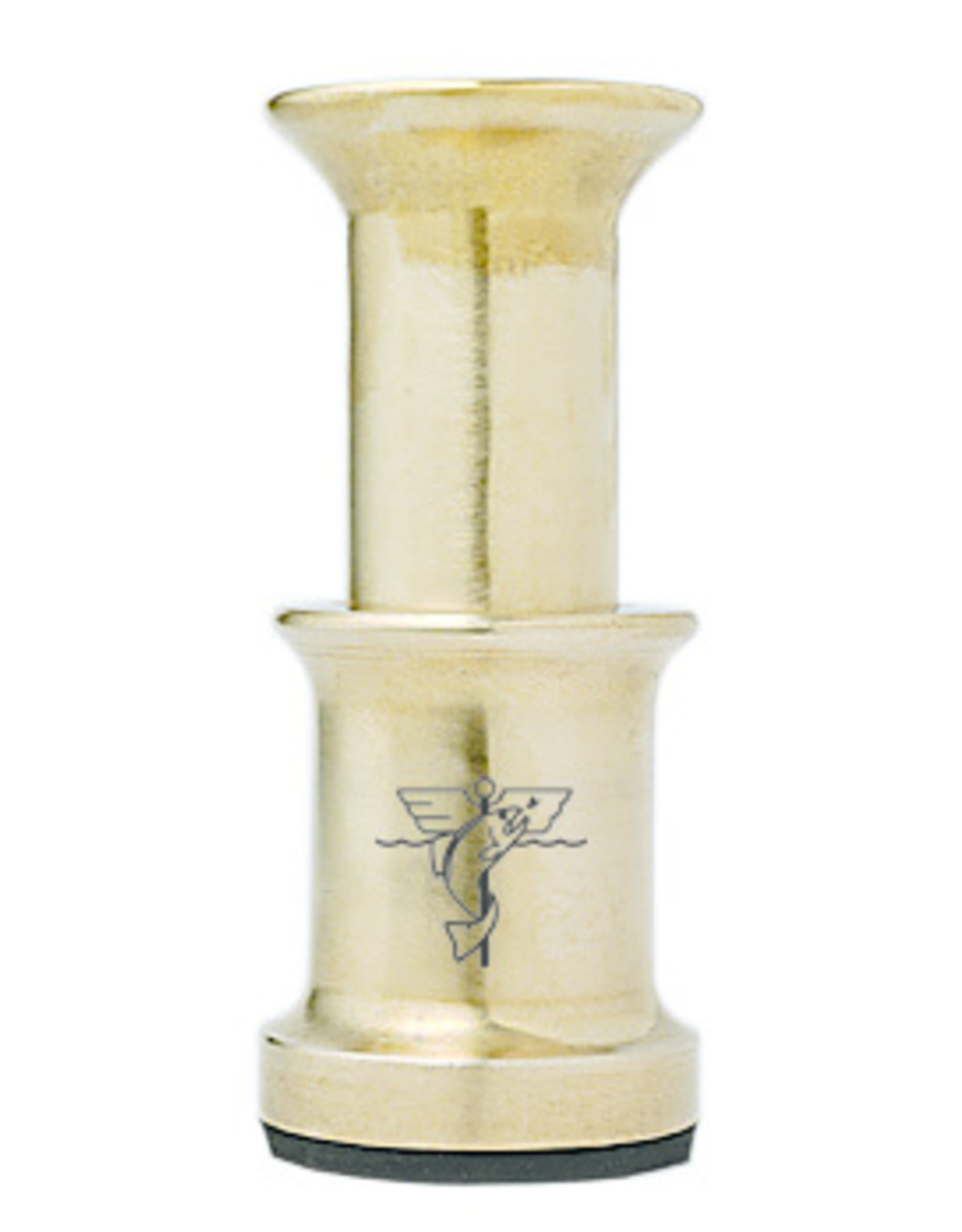 DR. SLICK Brass Hair Stacker - Gold with Padded Base
