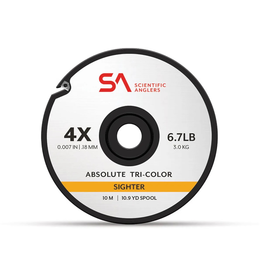 SCIENTIFIC ANGLERS Absolute Tri-Color Sighter Tippet 4X 10M