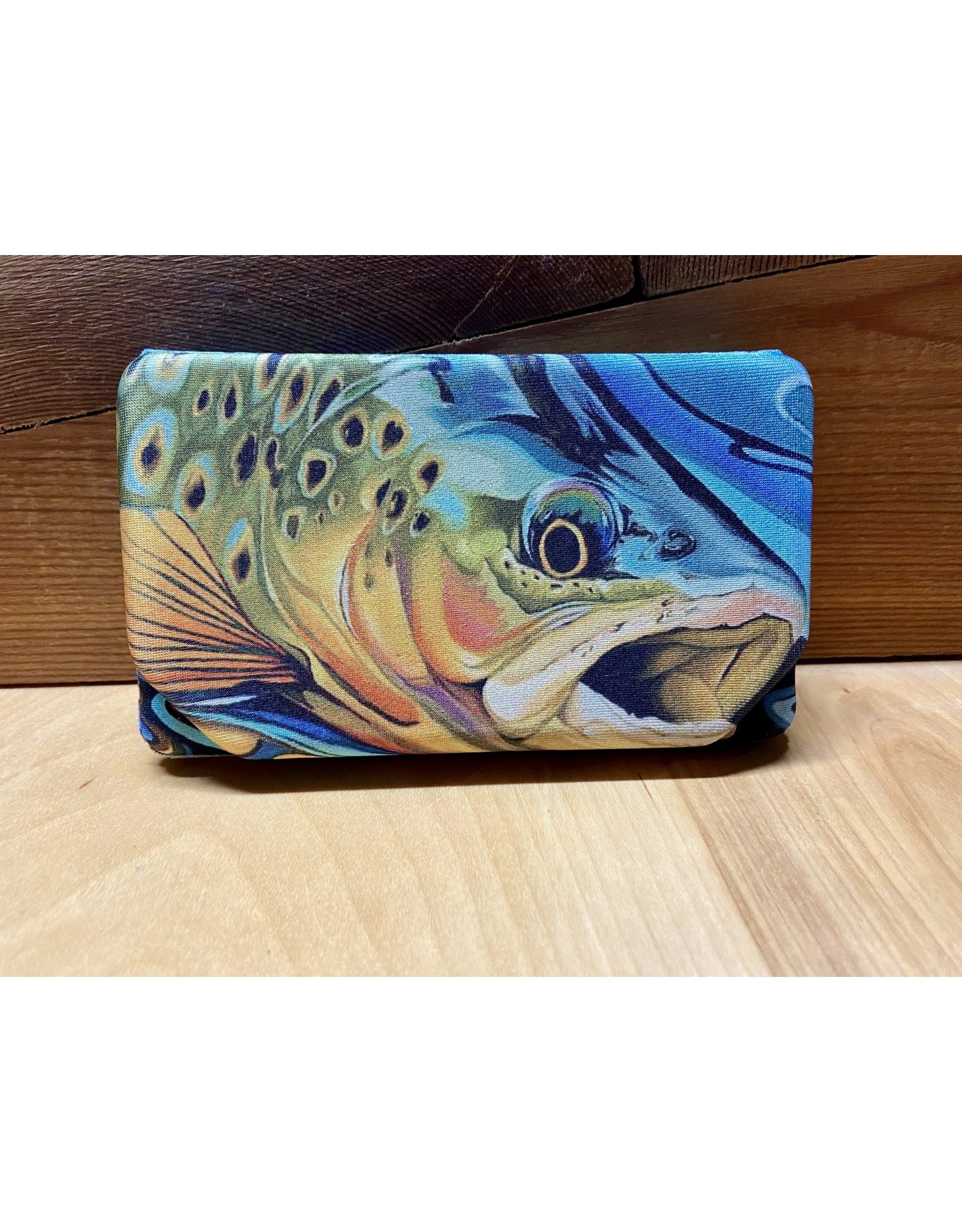 NEW PHASE INC. Large Trout Lycra EVA Fly Box