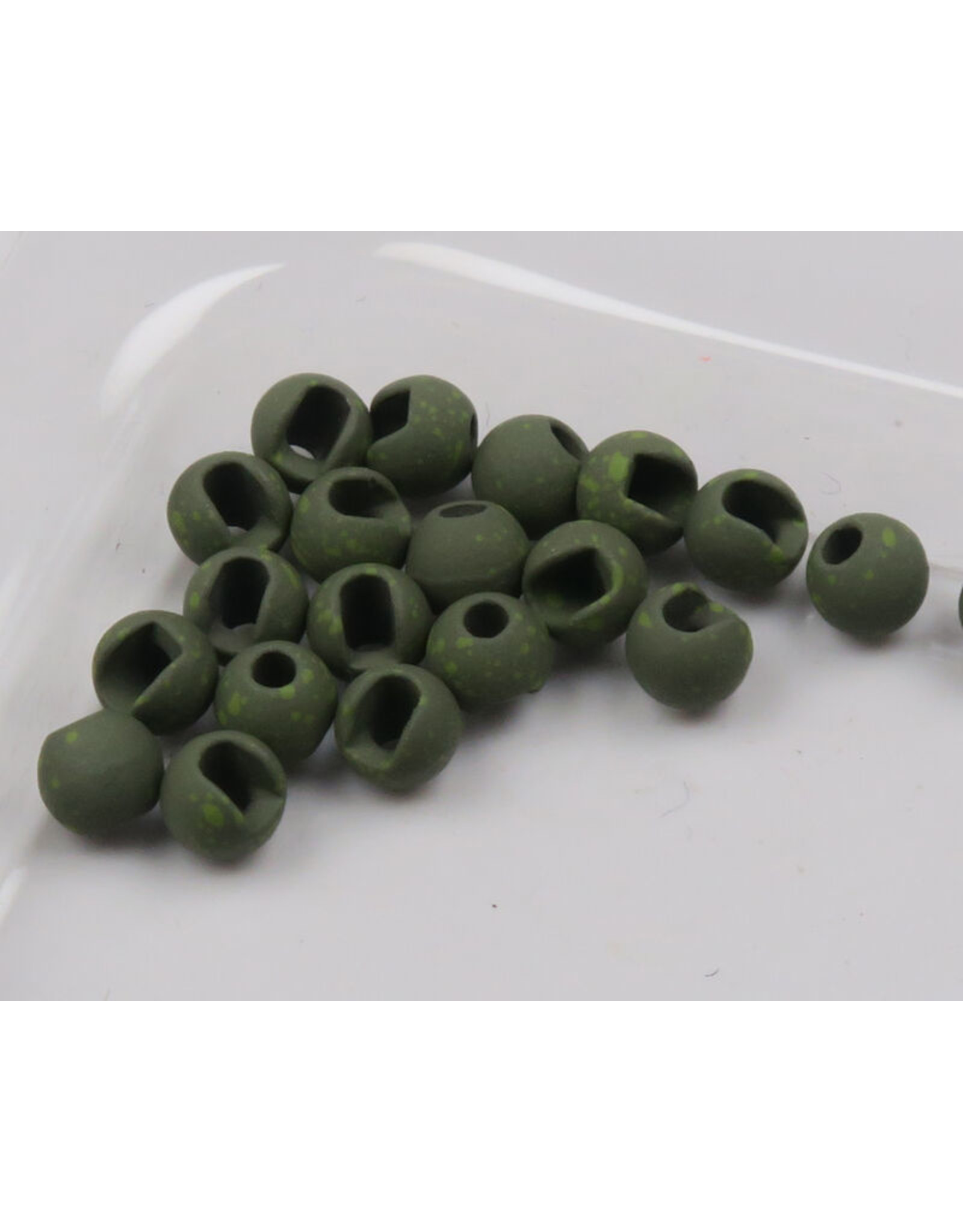 HARELINE Mottled Tactical (SLOTTED) Tungsten Beads