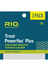 RIO Powerflex Plus 9ft Leader - 3 Pack