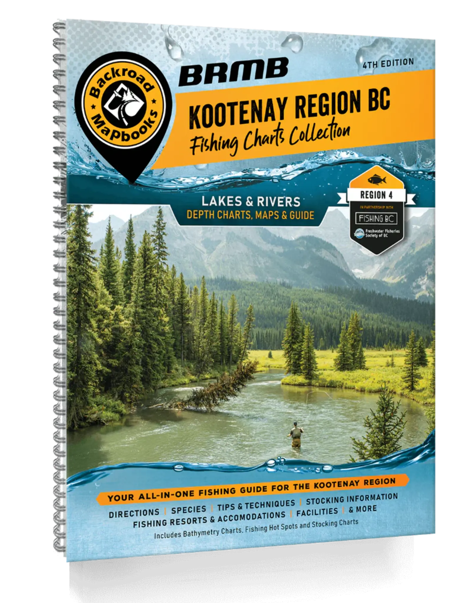 BACKROAD MAPBOOKS Backroad Mapbooks Kootenay Region Fishing Charts Collection