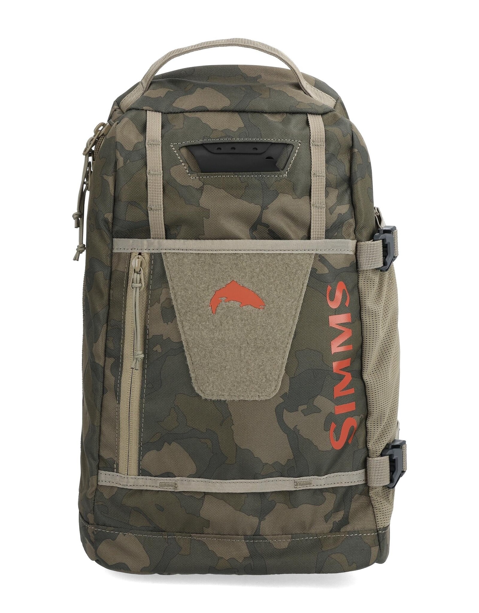 Simms Fishing Tributary Sling Pack - Regiment Camo Olive Drab