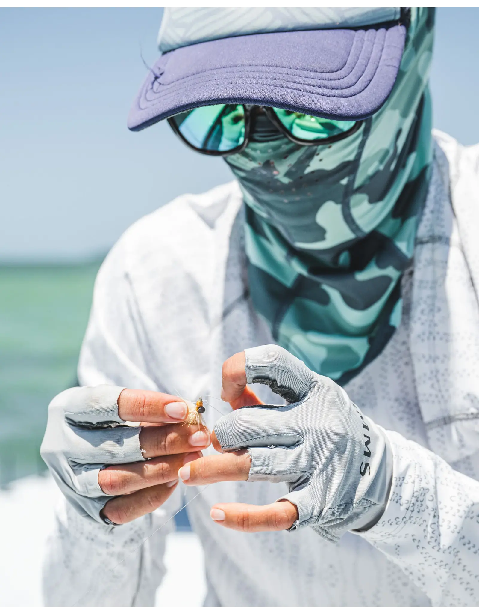 SIMMS SolarFlex Half-Finger SunGlove