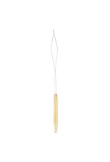 DR. SLICK Bobbin Threader, Gold, w/ Half Hitch Tool, Brass