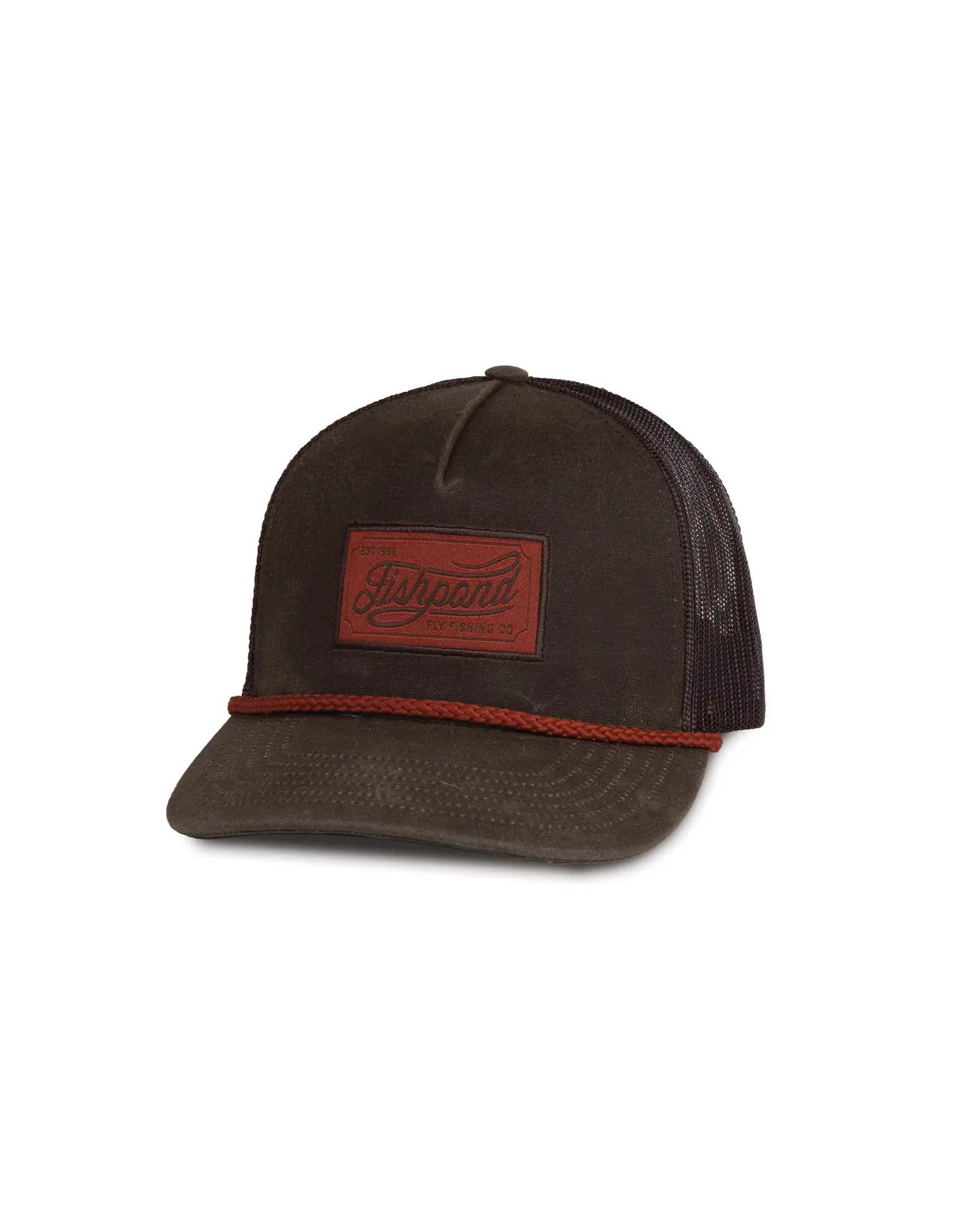 FISHPOND Fishpond Heritage Trucker Hat - Peat Moss