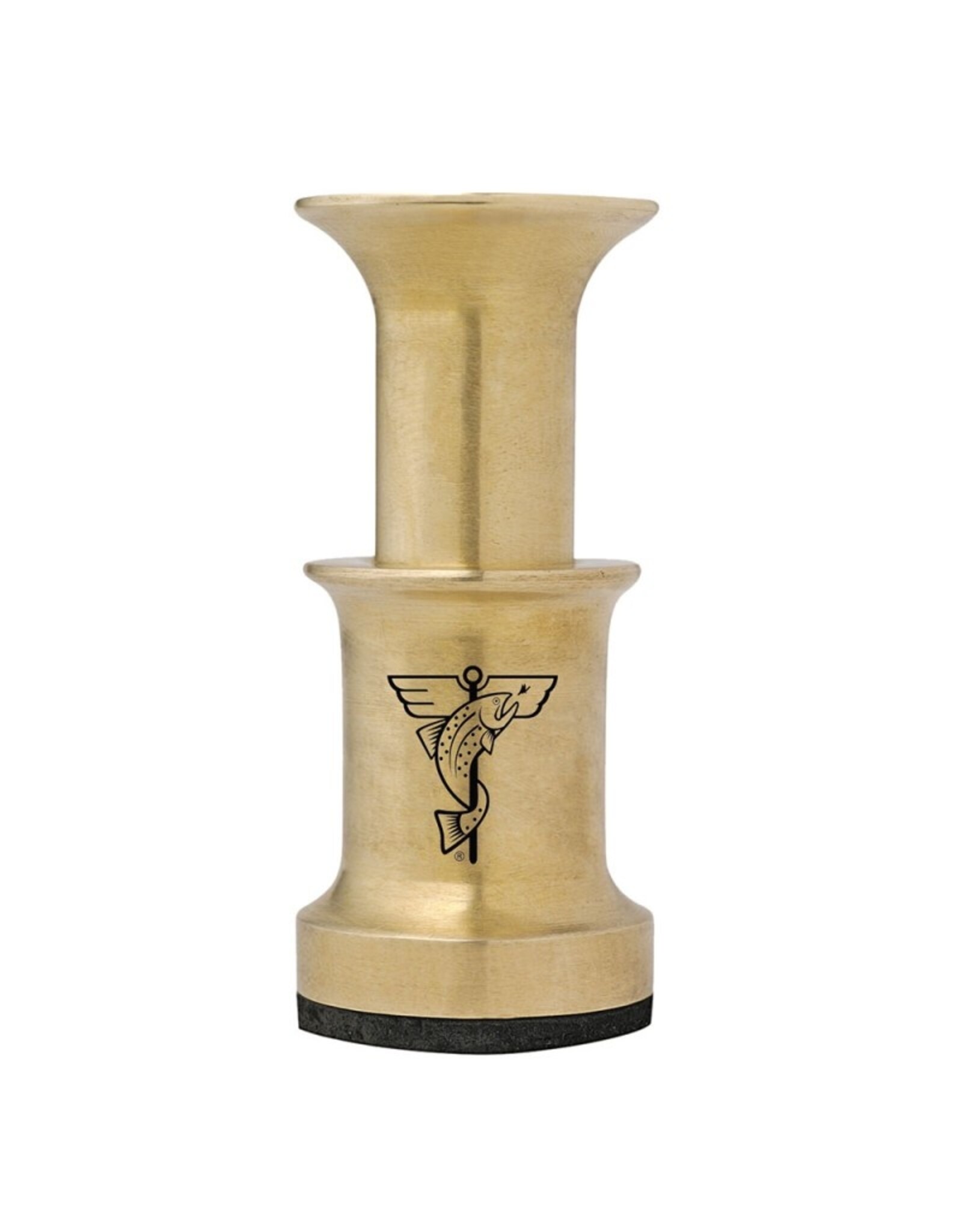DR. SLICK Brass Hair Stacker - Gold with Padded Base