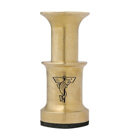DR. SLICK Brass Hair Stacker - Gold with Padded Base