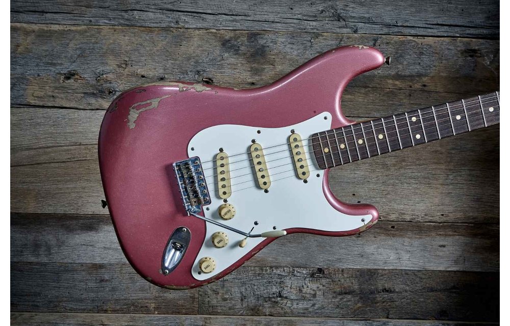 Fender Custom Shop Stratocaster, Char ’59 Heavy Relic, Burgundy Mist Metallic w/ Matching Headstock, Masterbuilt Paul Waller