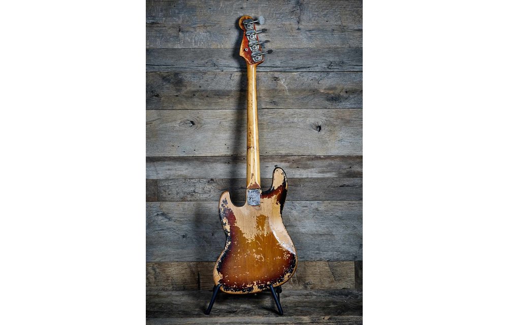 Fender Jazz Bass 1962 Slab-Board Sunburst
