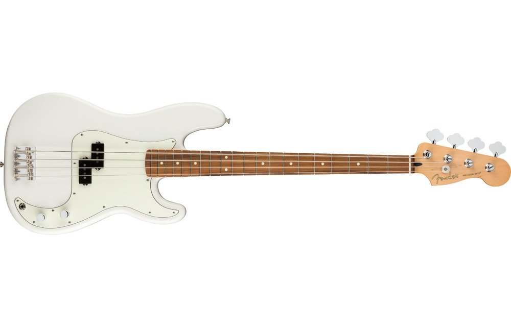 Fender Player Precision Bass, Pau Ferro Fingerboard, Polar White