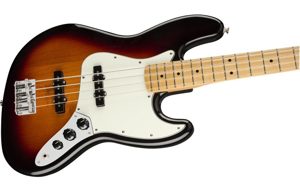 Fender Player Jazz Bass, Maple Fingerboard, 3-Color Sunburst