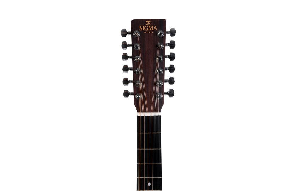 Sigma DM12E Dreadnought 12-String Electric Acoustic Guitar
