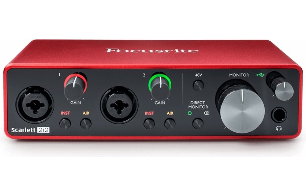 Внешняя звуковая карта focusrite scarlett solo 3rd gen