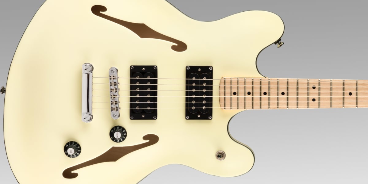 Affinity Series Starcaster, Maple Fingerboard, Olympic White