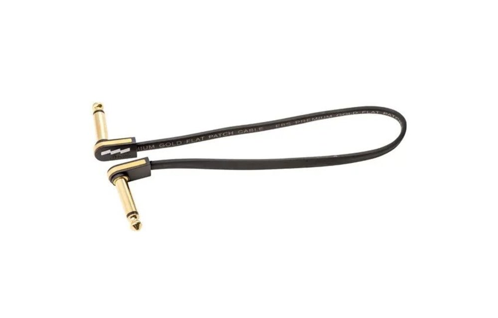 EBS Premium Gold Flat Patch Cable, 28cm