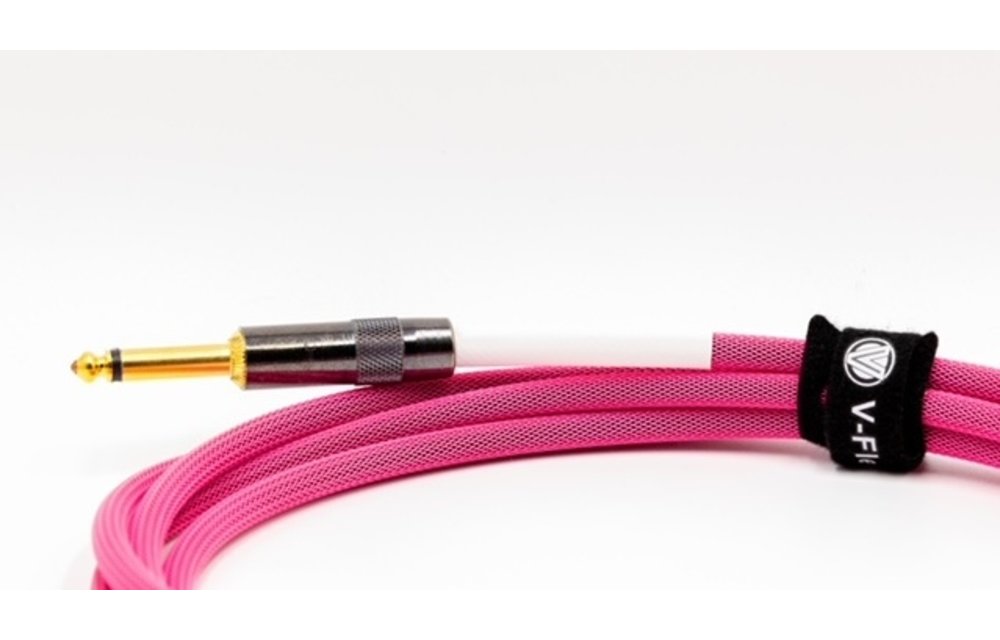 Voltage V-Flex Guitar Cable, 3m, Pink