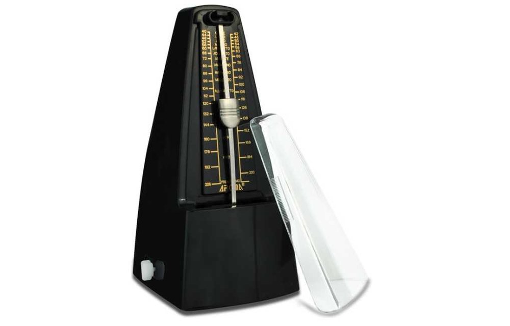 Aroma AM707 Mechanical Metronome, Black
