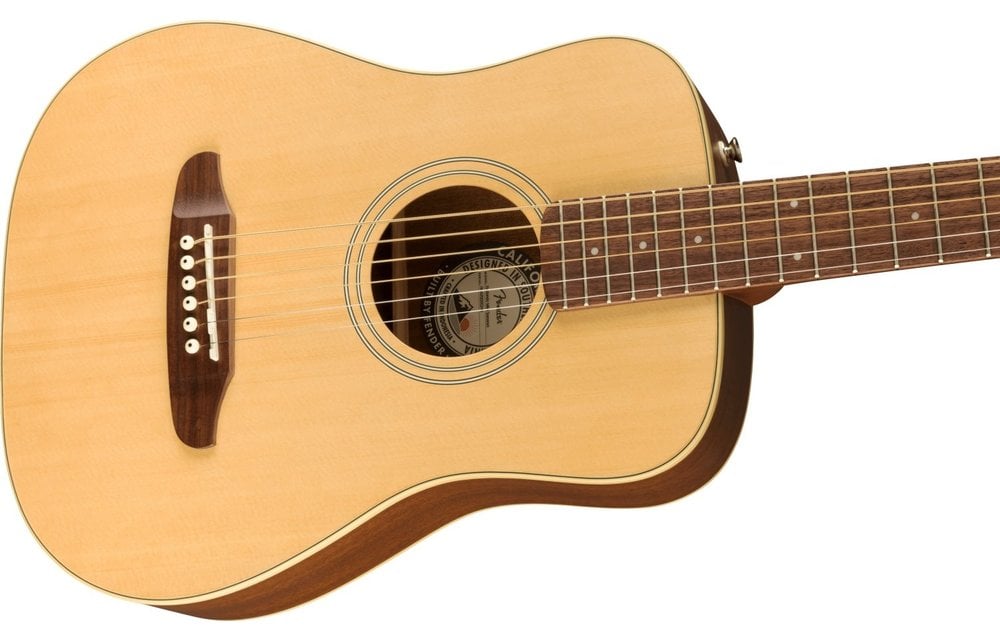 Fender Redondo Mini Acoustic Guitar, Natural, w/Gig Bag